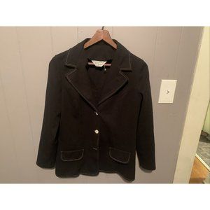 NPC fashions Vtg womens small 3 Button deconstructed blazer jacket